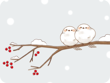 YosiXのかわいいシマエナガ